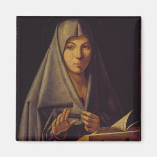 Imán La Virgen anuncia (el aceite en el panel)