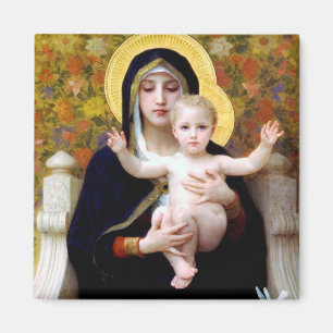 Imán La Virgen de la Lily, Bouguereau