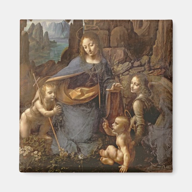 Imán La Virgen de las Rocas (Frente)