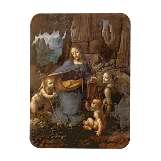 Imán La Virgen de las Rocas (Vertical)