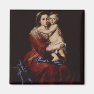 Imán La Virgen del Rosario, c.1650