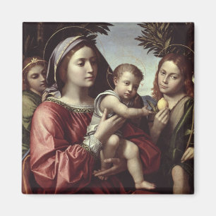 Imán La Virgen y el niño