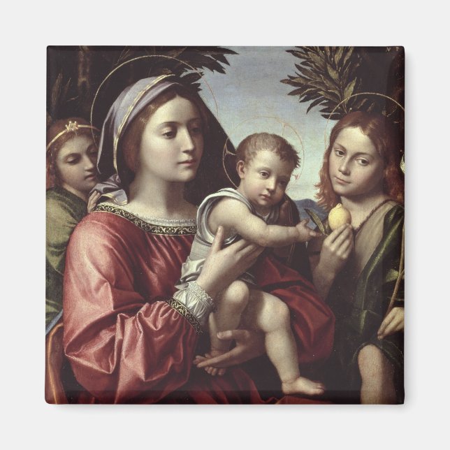 Imán La Virgen y el Niño (Frente)