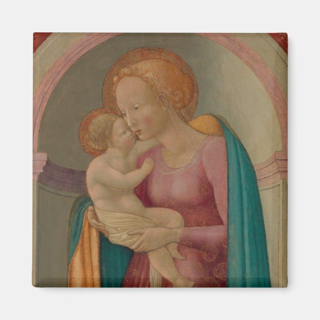 Imán La Virgen y el Niño (Frente)