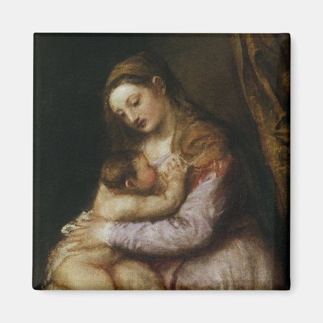 Imán La Virgen y el Niño, c.1570-76 (Frente)