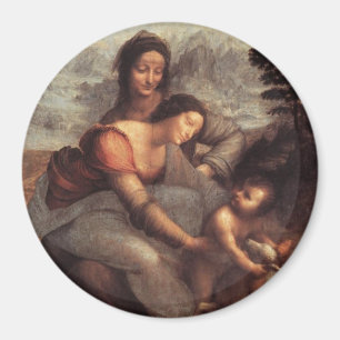 Imán La Virgen y el niño con St Anne