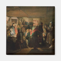 La visita de un hechicero a un Boda campesino