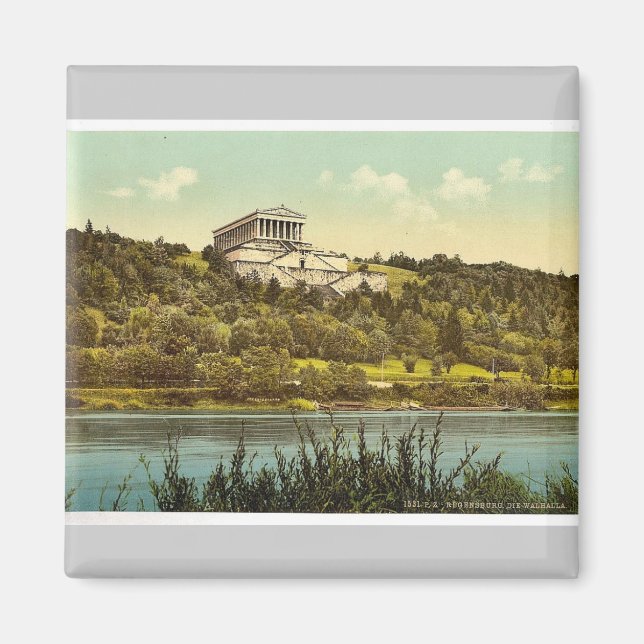 Imán La Walhalla, Ratisbon (Regensburg), Baviera, Alema (Frente)