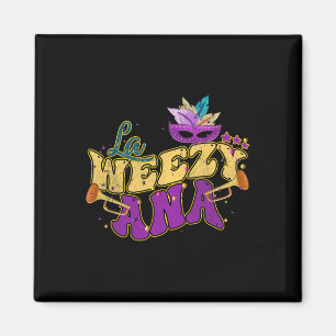 Imán La Weezy Ana Groovy Mardi Gras Louisiana Hombres M