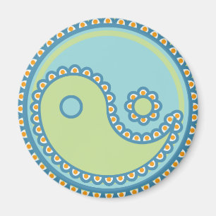 Imán La yoga habla al bebé: Paisley Yin-Yang