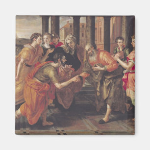 Imán Laban que presenta Eliezer a su padre, 1562