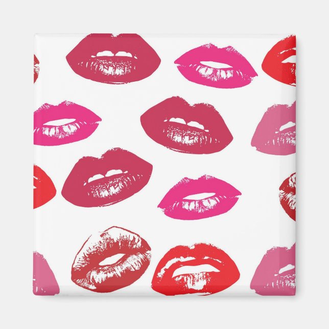 Imán Labios de Kissable (Labios de Besado, Labios Rojos (Frente)