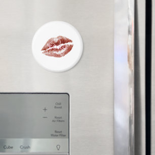 Imán Labios Rojos Besos XOXO