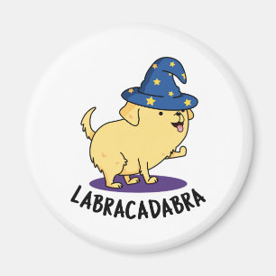 Imán Labra-cadabra Graciosa Labrador Perro Pun
