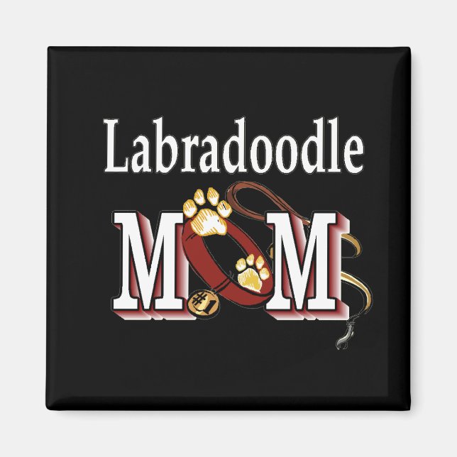Imán Labradoodle MOM Regalos (Frente)