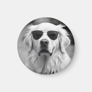 Imán Labrador Cool con Gafas de Sol – Diseño Divertido