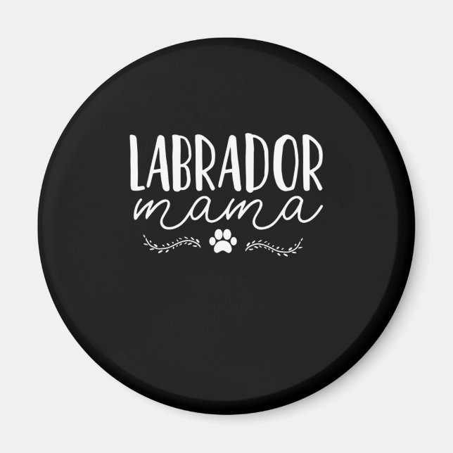 Imán Labrador Dog Mama (Frente)