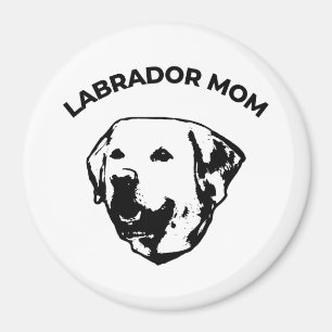 Imán Labrador Mom