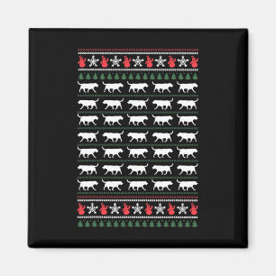 Imán Labrador recuperador Feliz Navidad Fea Sweater Do