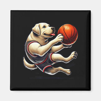 Imán Labrador Retriever Disparando Béisbol