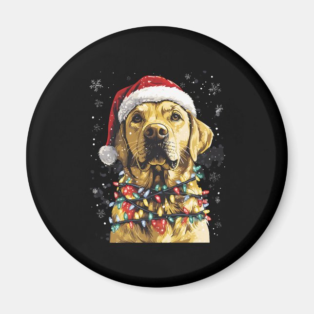 Imán Labrador Retriever Dogs Tree Christmas Sweater Xma (Frente)