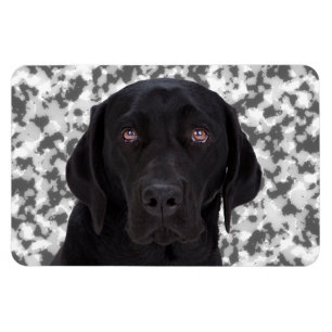 Imán Labrador retriever negro