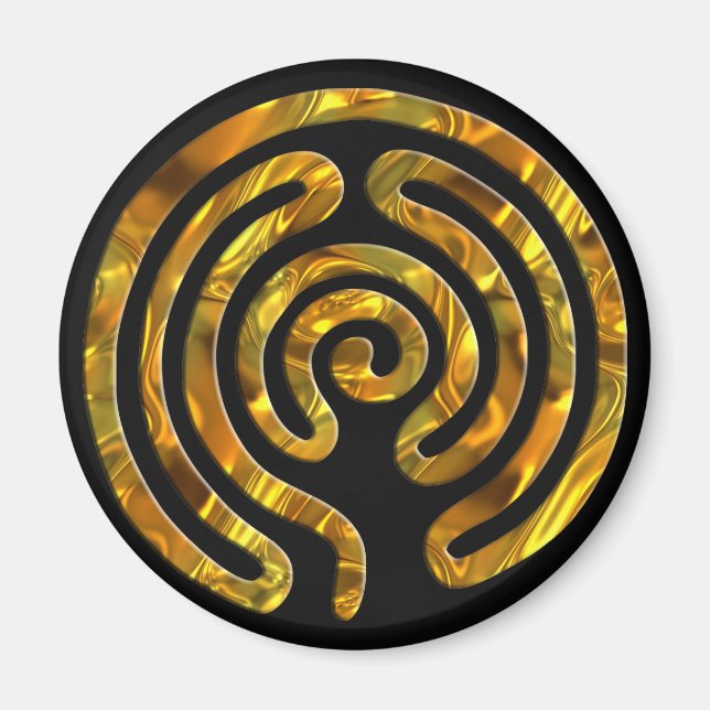 Imán Labyrinth GOLD | negro (Frente)