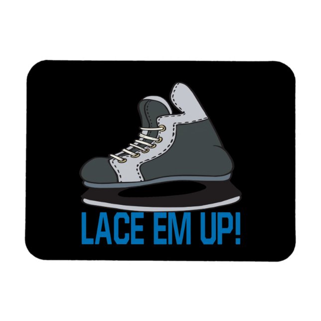 Imán Lace Em Up (Horizontal)