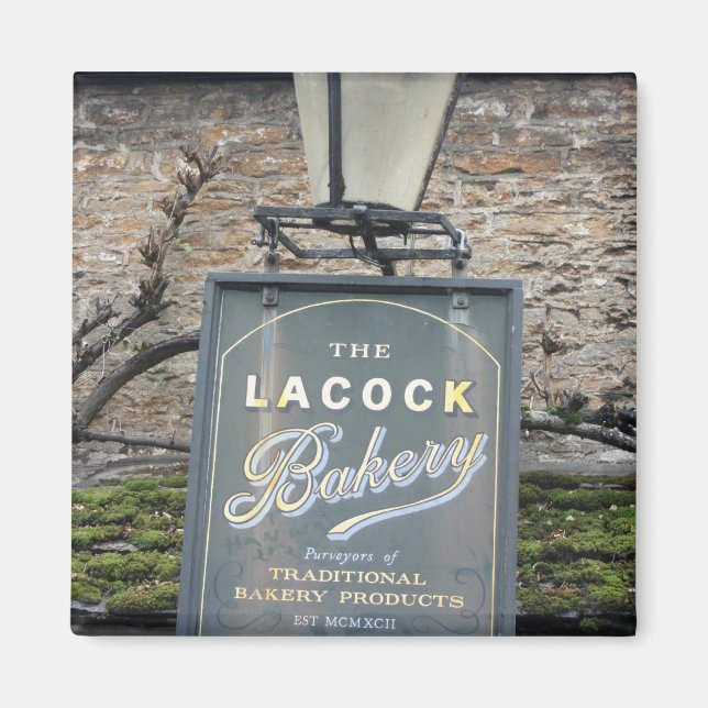 Imán Lacock Bakery, Lacock, Wiltshire, Reino Unido (Frente)