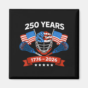 Imán Lacrosse bandera americana Lax casco palos 4 de
