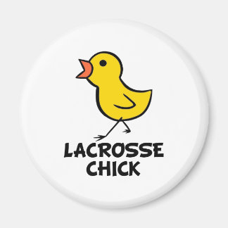 Imán Lacrosse Chick Magnet