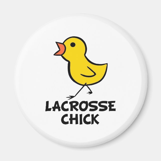 Imán Lacrosse Chick Magnet (Frente)
