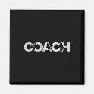 Imán Lacrosse Coach Lacrosse Team Coach Retro
