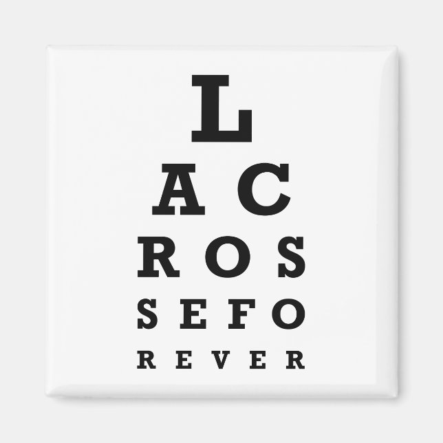 Imán Lacrosse Forever (Frente)