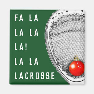 Imán Lacrosse Goalie Holiday Gifts Magnet