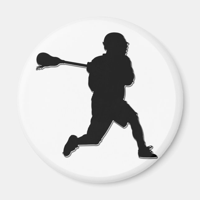 Imán Lacrosse Player Magnet (Frente)