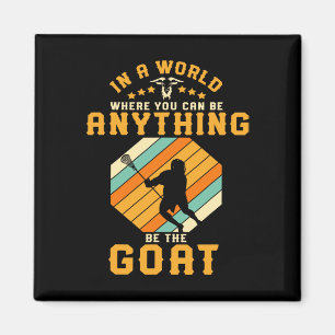 Imán Lacrosse Retro Lax Rat Gift Lacrosse Playe