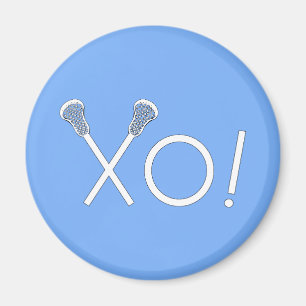 Imán Lacrosse Team Light Blue