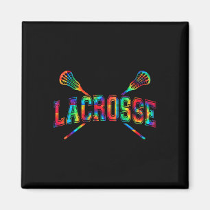 Imán Lacrosse Tie-dye Sticks cruzados Guay Lax Gear Boy