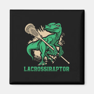 Imán Lacrossiraptor Jugador de Lacrosse Amante del Depo