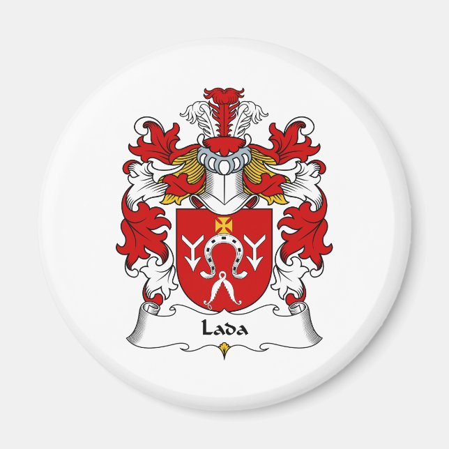 Imán Lada Family Crest (Frente)