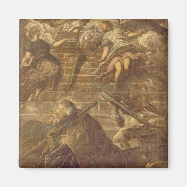 Imán Ladder de Jacob (aceite sobre lienzo) (Frente)