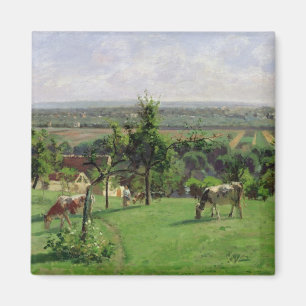 Imán Ladera de Camille Pissarro el   de Vesinet, los