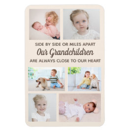Imán Lado a lado 6 Abuelos de fotografía