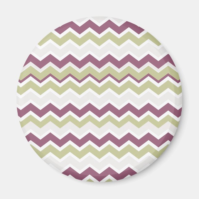 Imán Ladrillo Chevron monogramado (Frente)