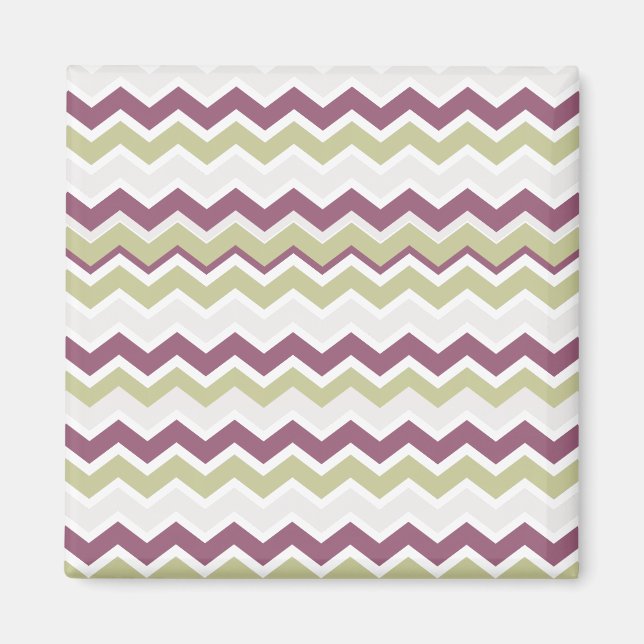 Imán Ladrillo Chevron monogramado (Frente)