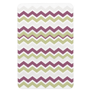 Imán Ladrillo Chevron monogramado