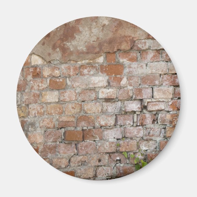 Imán Ladrillo de pared antigua (Frente)
