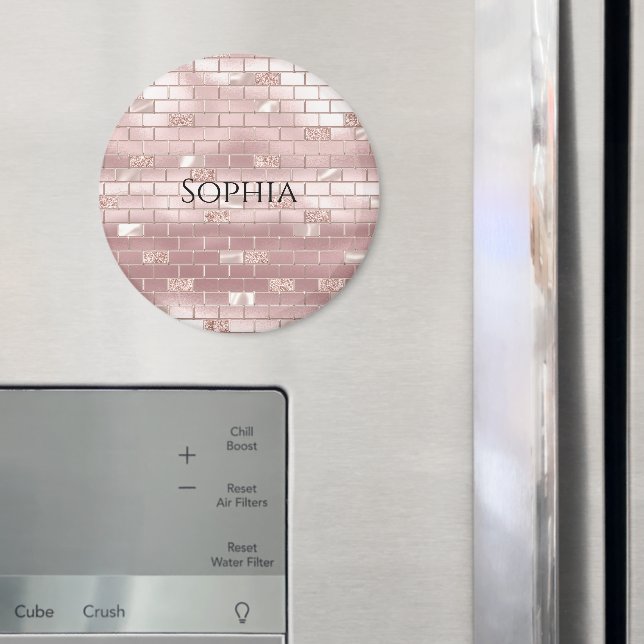 Imán Ladrillos rosas de Glam Rubor (In situ (nevera))