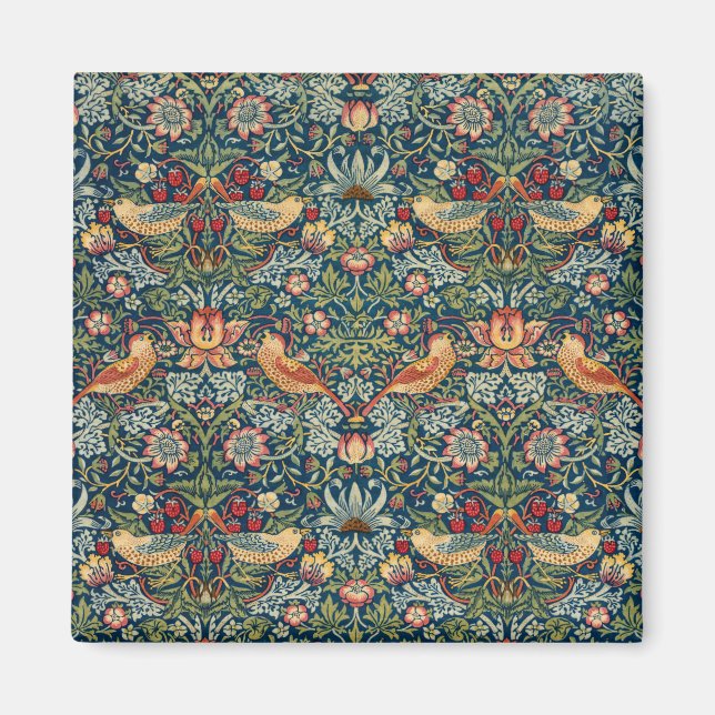 Imán Ladrón de fresa por William Morris (Frente)